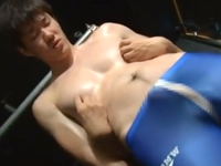 田舎の純朴な青年らしさ溢れるスパッツ男子がフル勃起しながら開発される